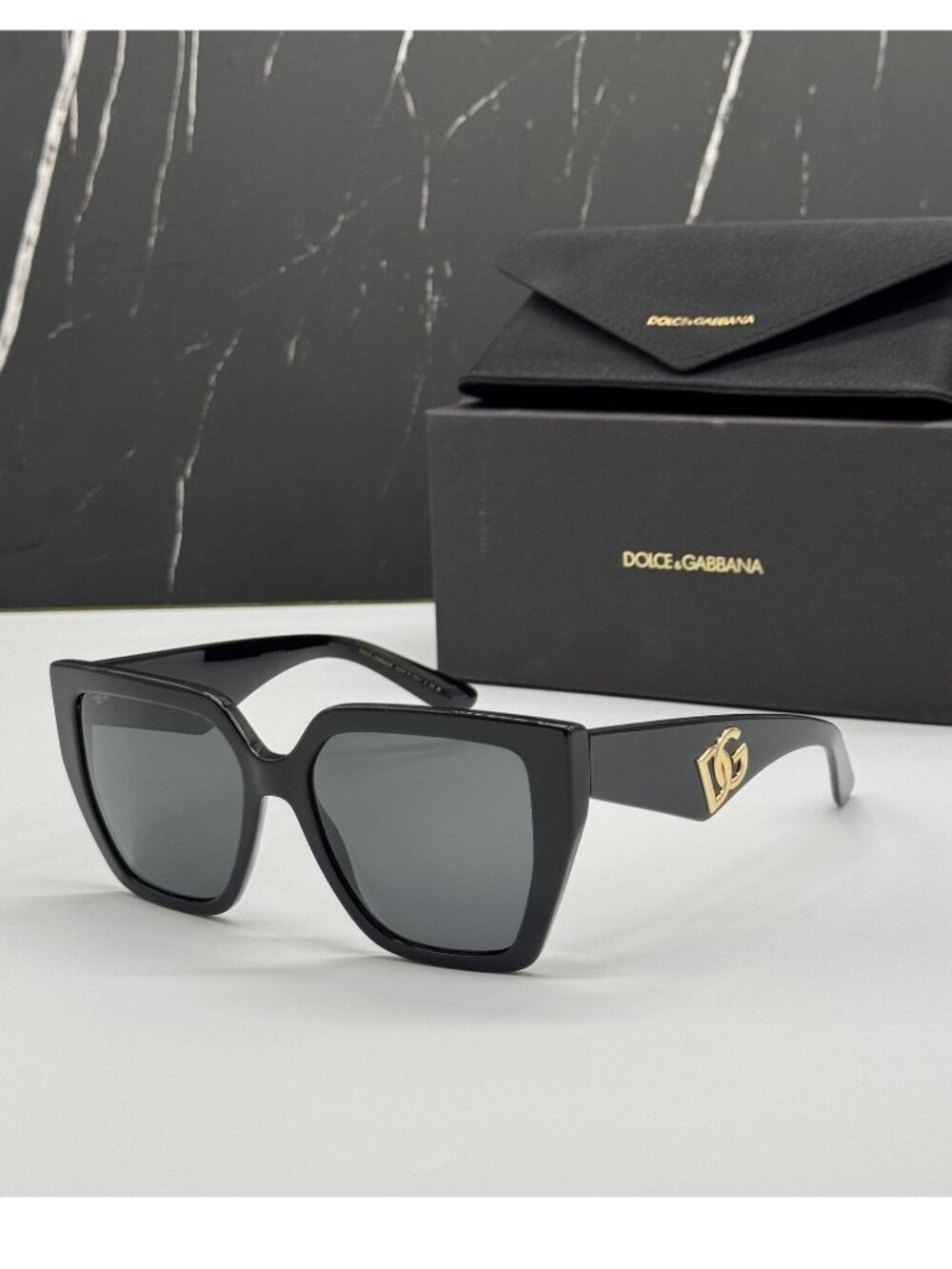 Dolce&Gabbana DG4438 501/87 Black Women Sunglasses Authentic NEW